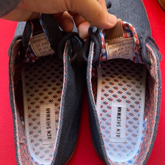 Ben Sherman Navy Blue Denim Chukka (8.5M) main image 8